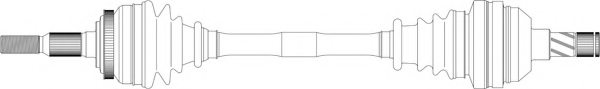 GENERAL RICAMBI OP3167 Drive Shaft